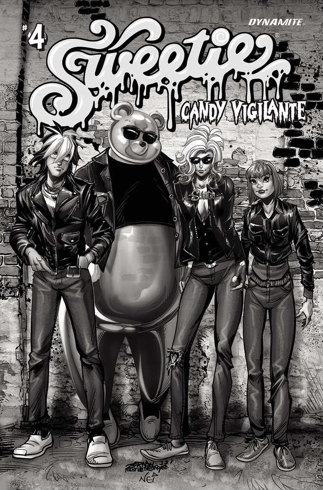 Sweetie Candy Vigilante #4 Cover H 7 Copy Foc Variant Edition Rock Album