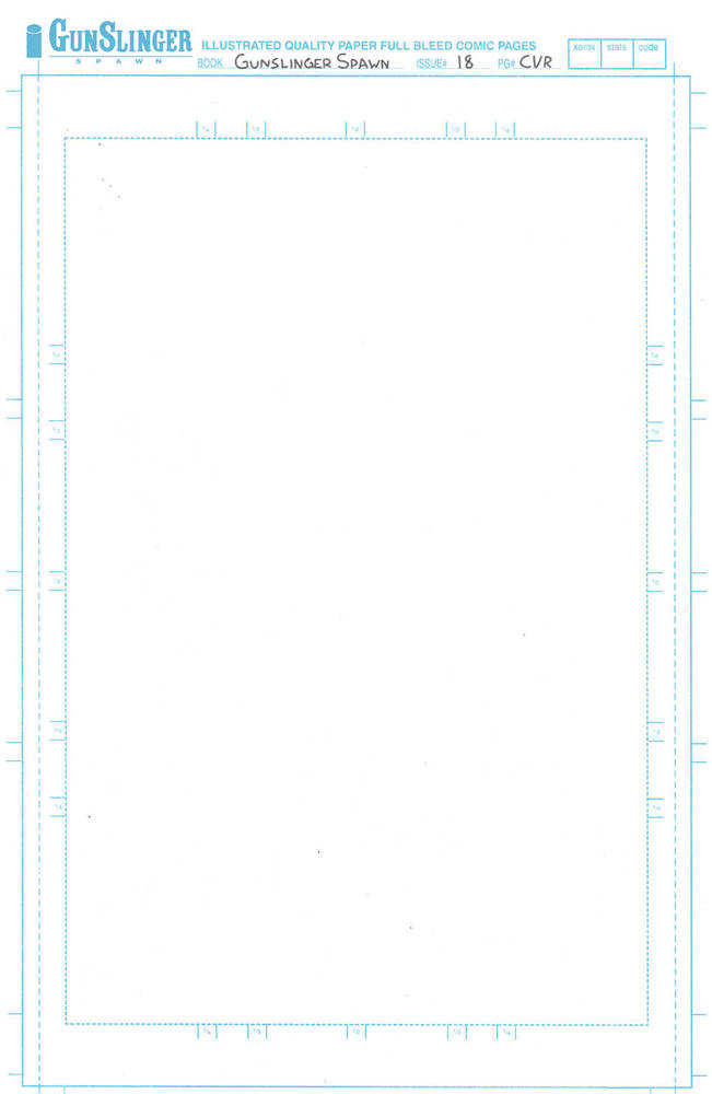 Gunslinger Spawn #18 Cover C Blank Sketch