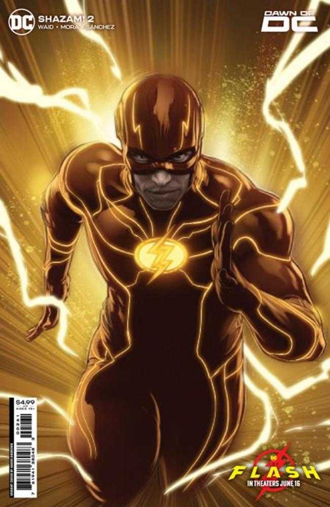 Shazam #2 Cover D Kaare Andrews The Flash Movie Card Stock Variant