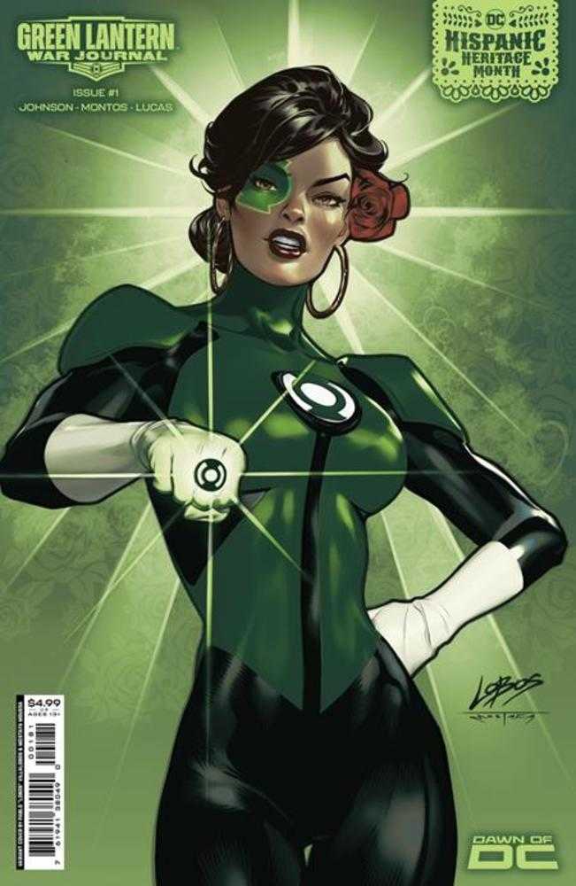 Green Lantern War Journal #1 Cover D Pablo Villalobos Hispanic Heritage Month Card Stock Variant