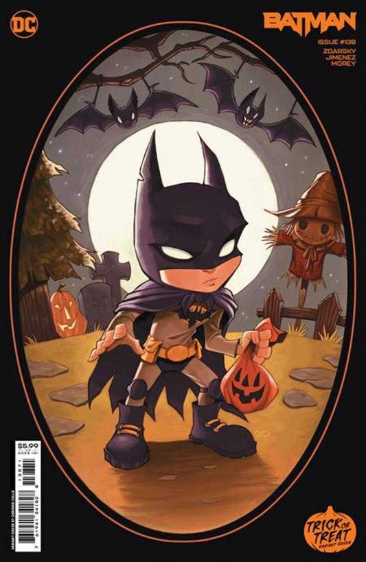 Batman #138 Cover F Chrissie Zullo Trick Or Treat Card Stock Variant (Batman Catwoman The Gotham War)(Subscription)