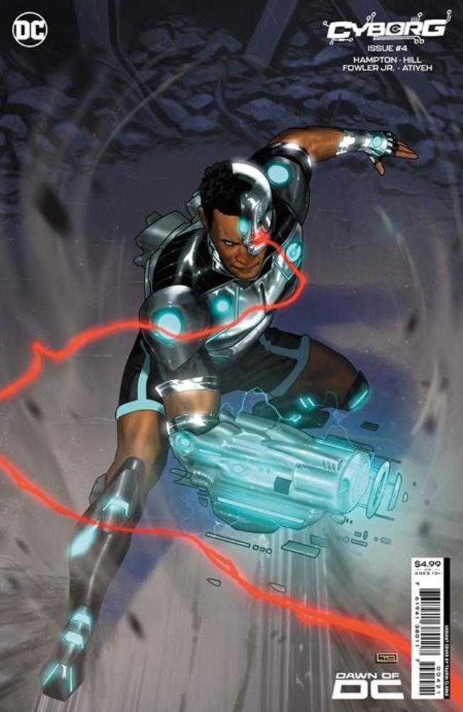 Cyborg #4 (Of 6) Cover B Taurin Clarke Card Stock Variant