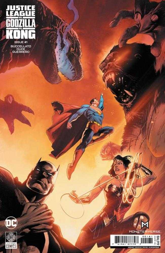 Justice League vs Godzilla vs Kong #1 (Of 7) Cover E Rafael Albuquerque Foil Variant