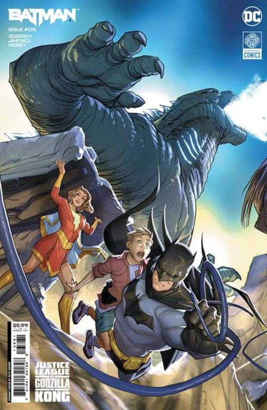 Batman #138 Cover G Pete Woods Connecting Justice League vs Godzilla vs Kong Card Stock Variant (Batman Catwoman The Gotham War)(Subscription)