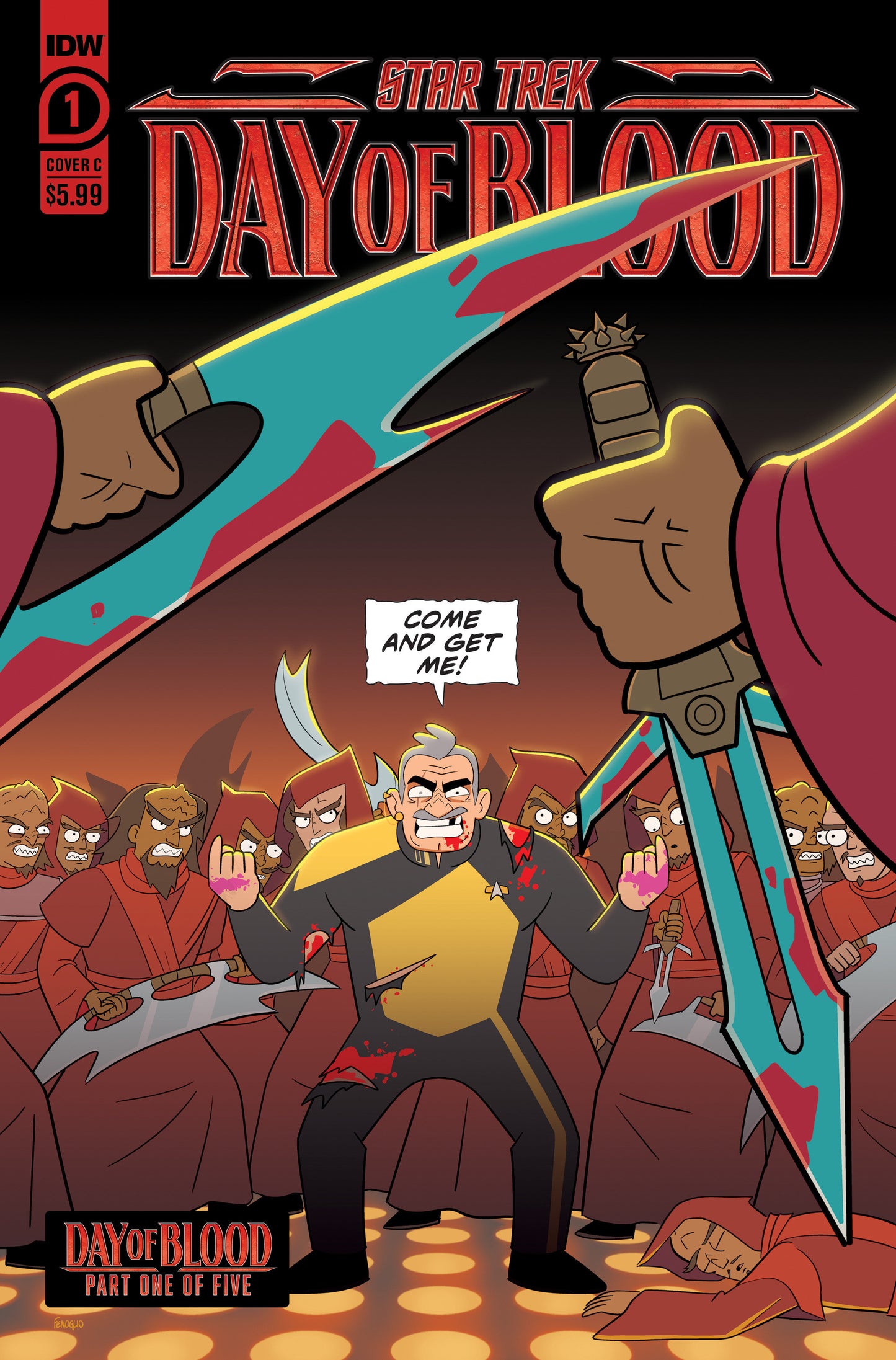 Star Trek: Day Of Blood #1 Variant C (Fenoglio)