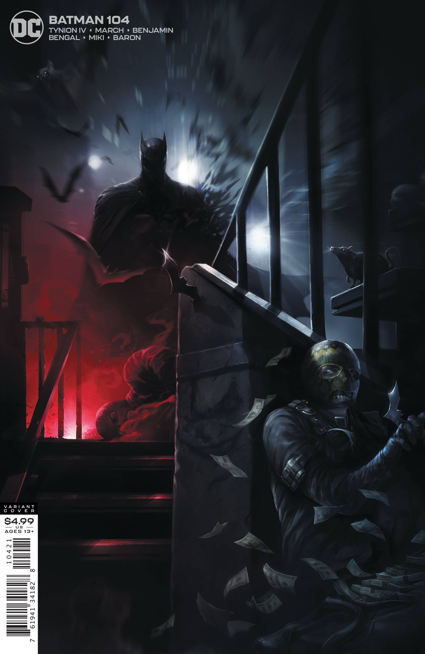 BATMAN #104 CARD STOCK FRANCESCO MATTINA VAR ED