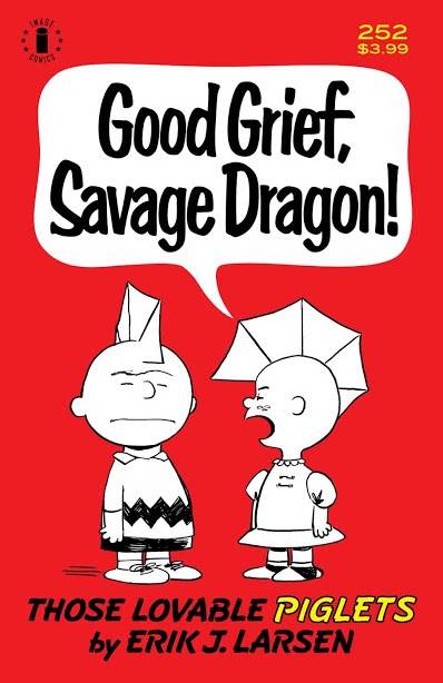 SAVAGE DRAGON #252 2ND PTG CHARLIE BROWN PARODY CVR (MR)