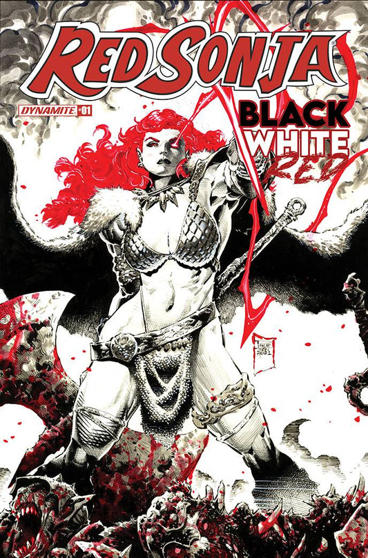 RED SONJA BLACK WHITE RED #1 CVR C TAN