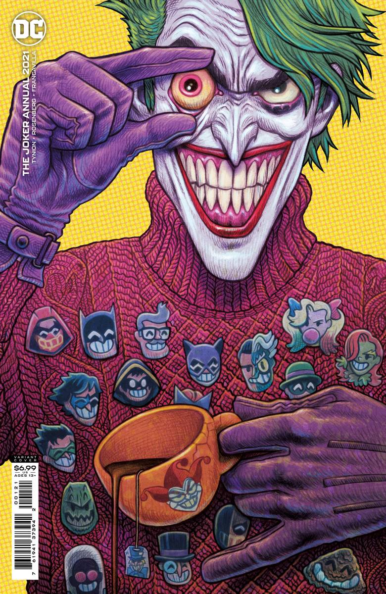 JOKER ANNUAL 2021 #1 CVR B HIPP CARD STOCK VAR