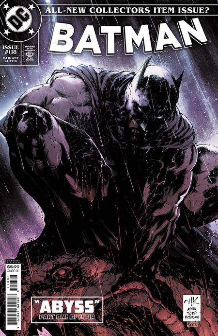 BATMAN #118 CVR E BOGDANOVIC CARD STOCK VAR 1st app. Abyss