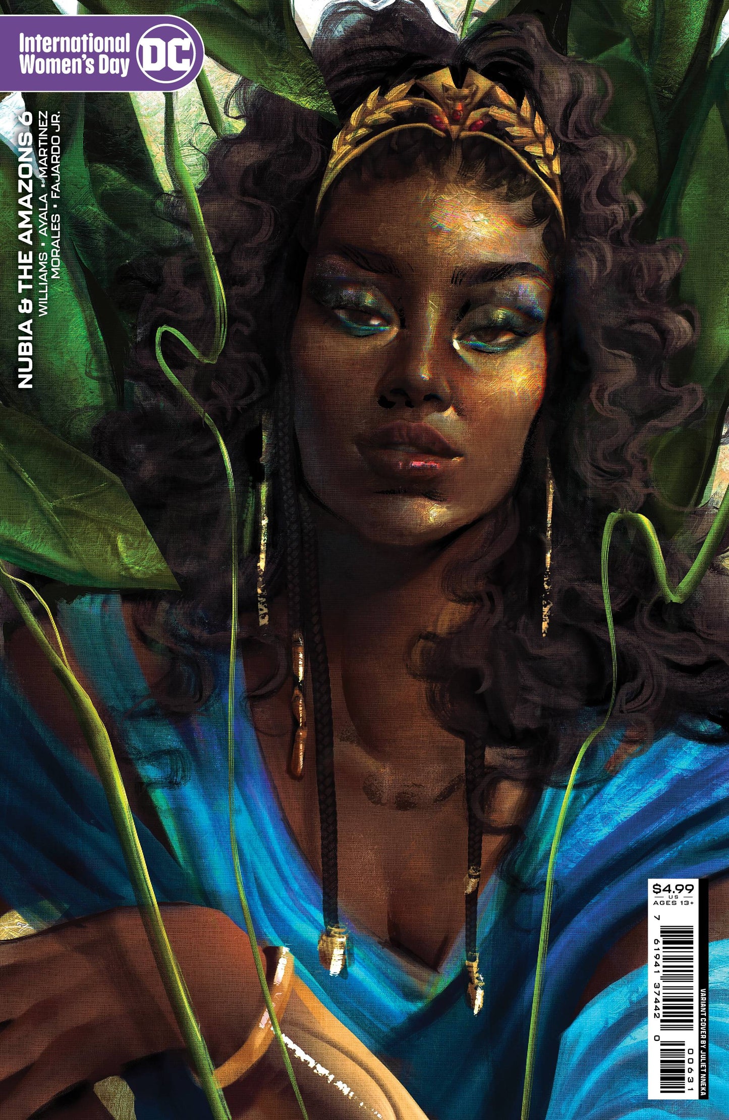 NUBIA & THE AMAZONS #6 (OF 6) CVR C NNEKA WOMENS DAY VAR