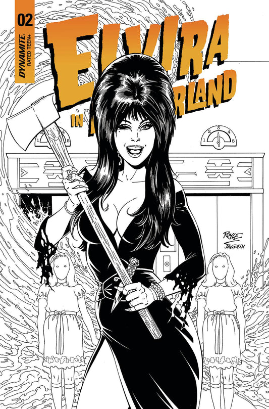 ELVIRA IN HORRORLAND #2 CVR F 15 COPY INCV ROYLE B&W