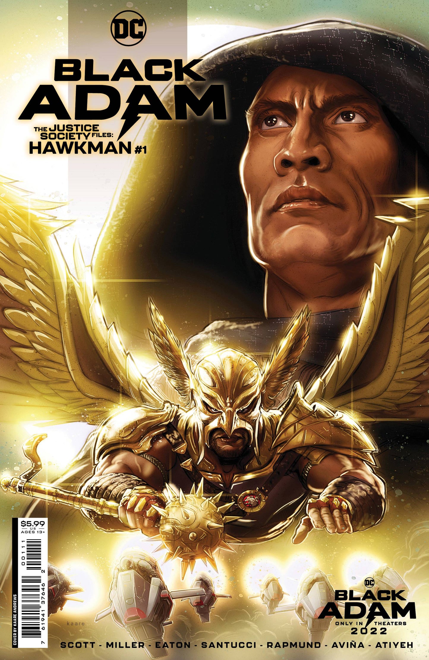 BLACK ADAM JUSTICE SOCIETY FILES HAWKMAN #1 CVR A ANDREWS