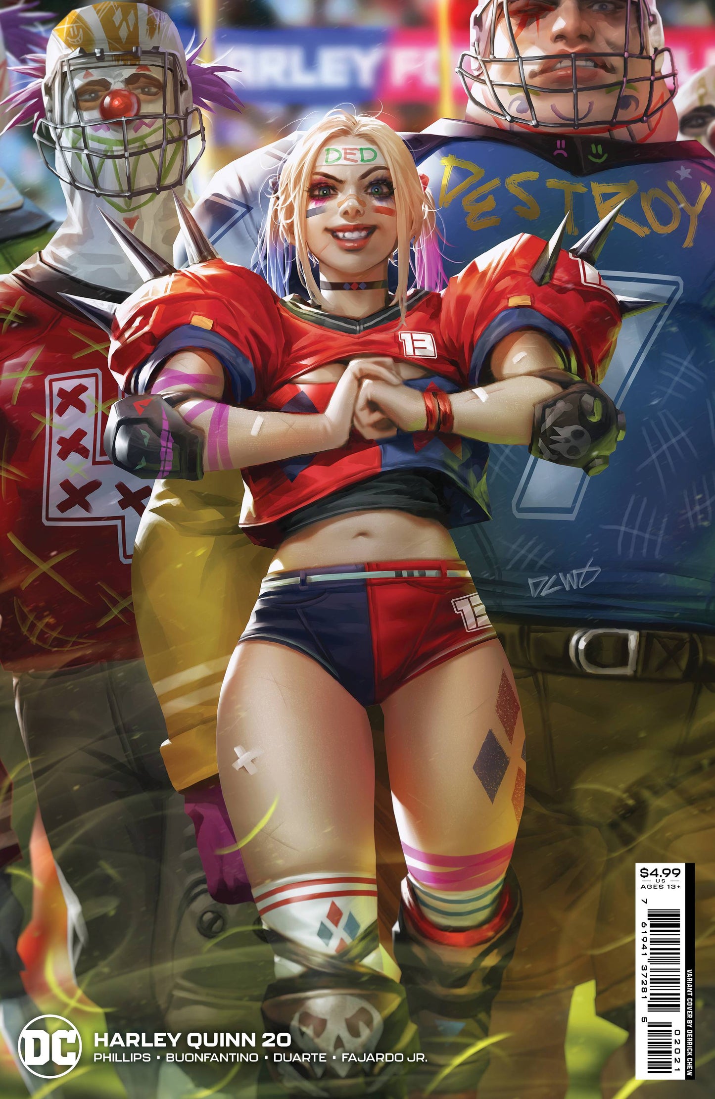 HARLEY QUINN #20 CVR B CHEW CARD STOCK VAR