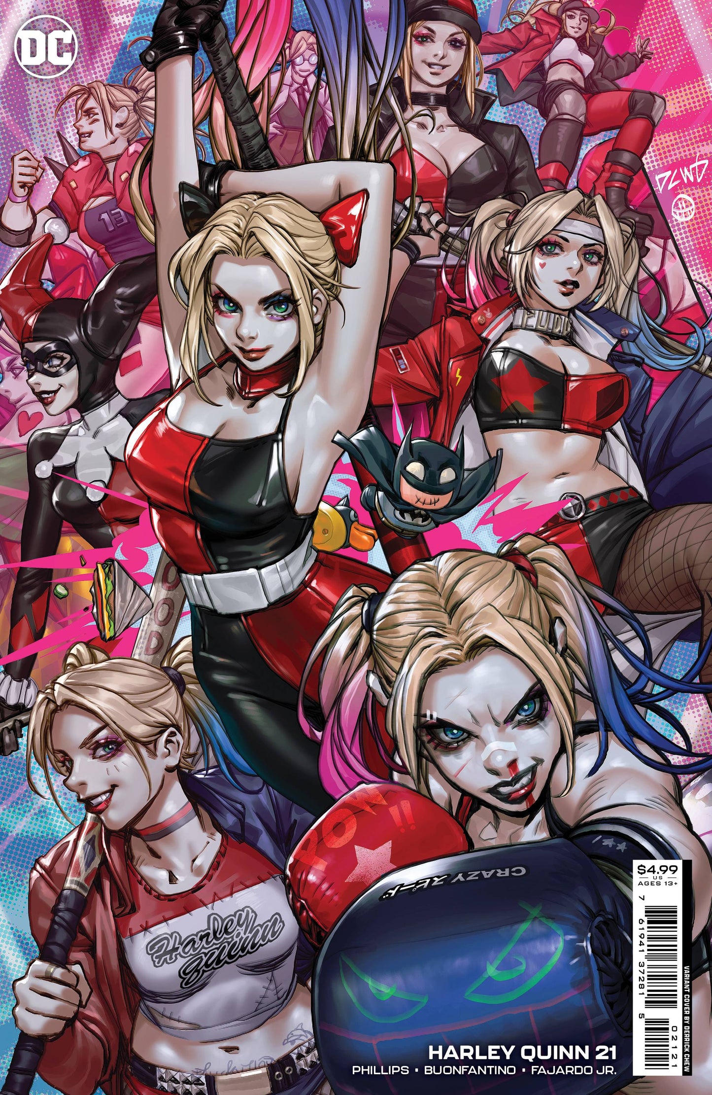 HARLEY QUINN #21 CVR B CHEW CARD STOCK VAR