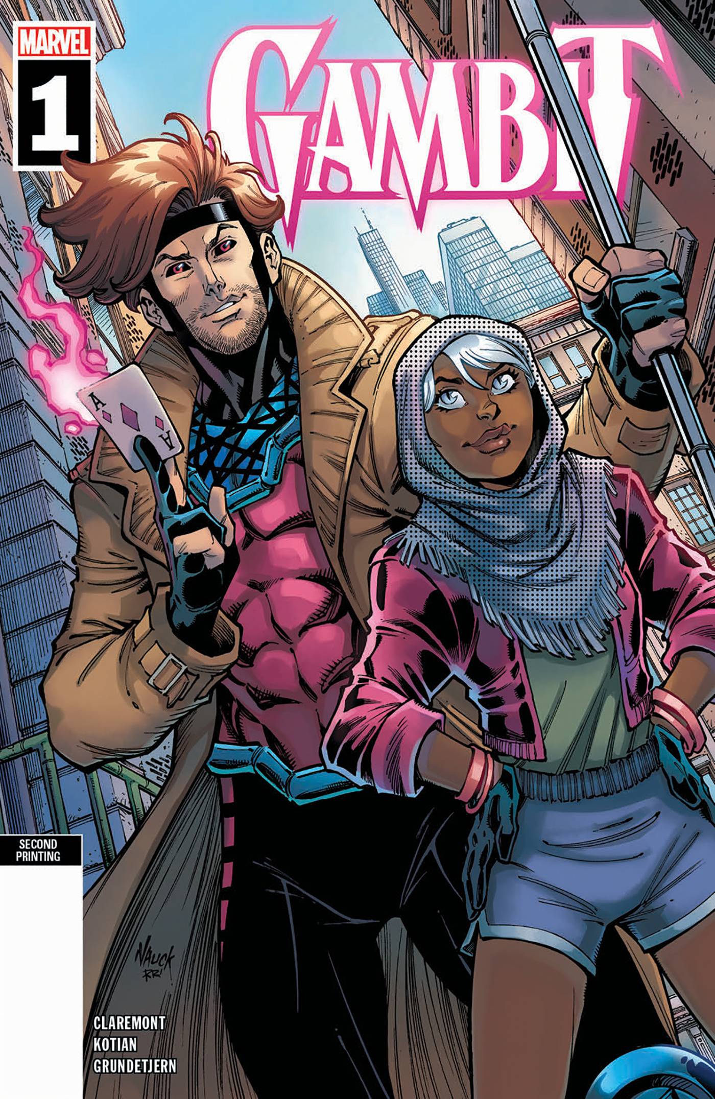 GAMBIT #1 (OF 5) 2ND PTG NAUCK VAR