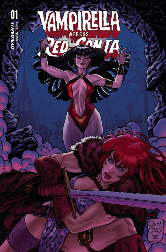 VAMPIRELLA VS RED SONJA #1 CVR C QUINONES