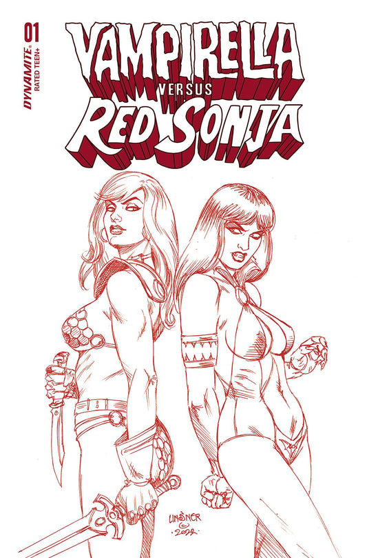 VAMPIRELLA VS RED SONJA #1 CVR ZA FOC 11 COPY FOC INCV LINSN