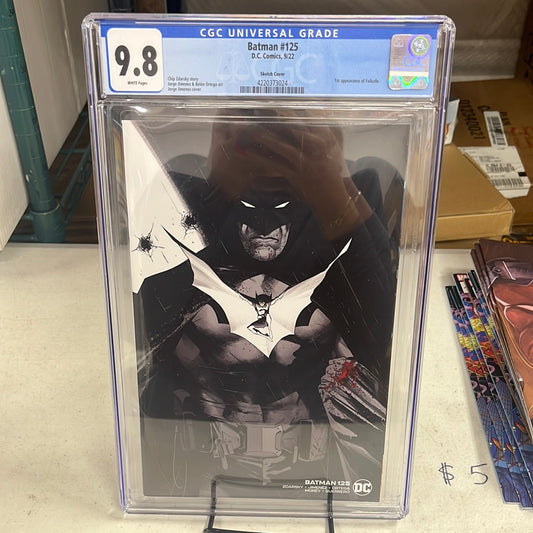 Batman 125 Jimenez Sketch Cover CGC 9.8 1st app Failsafe