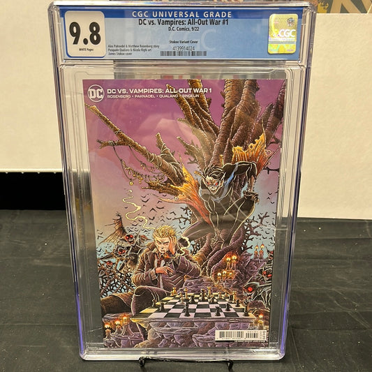 DC vs Vampires All Out War #1 1:25 Stokoe Variant CGC 9.8