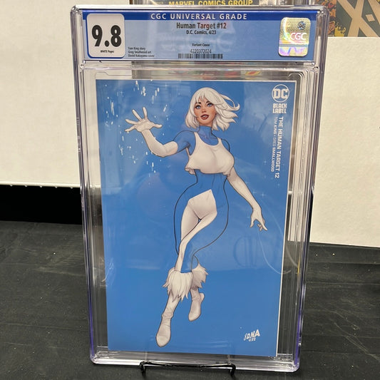 HUMAN TARGET #12 DAVID NAKAYAMA VARIANT COVER CGC 9.8