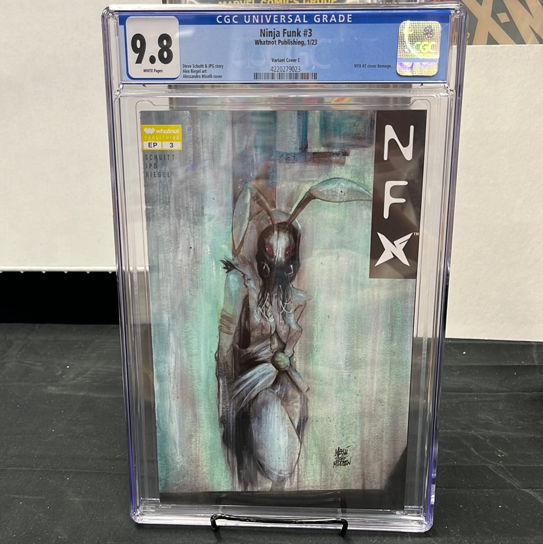 Ninja Funk #3 1:50 NYX 3 X-23 Homage Incentive Variant CGC 9.8